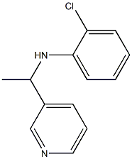2-chloro-N-[1-(pyridin-3-yl)ethyl]aniline Struktur