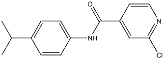  2-chloro-N-[4-(propan-2-yl)phenyl]pyridine-4-carboxamide