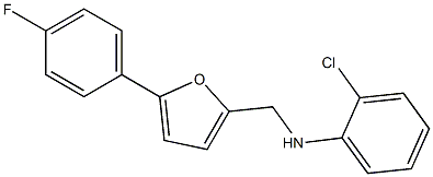 2-chloro-N-{[5-(4-fluorophenyl)furan-2-yl]methyl}aniline