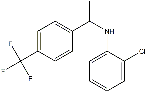 2-chloro-N-{1-[4-(trifluoromethyl)phenyl]ethyl}aniline|