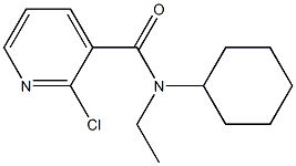 2-chloro-N-cyclohexyl-N-ethylpyridine-3-carboxamide