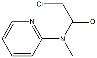 2-chloro-N-methyl-N-(pyridin-2-yl)acetamide 化学構造式