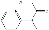 2-chloro-N-methyl-N-(pyridin-2-yl)acetamide,,结构式