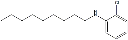 2-chloro-N-nonylaniline 化学構造式