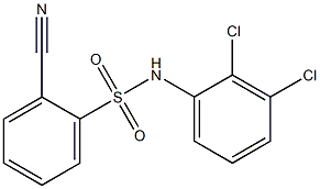 2-cyano-N-(2,3-dichlorophenyl)benzene-1-sulfonamide