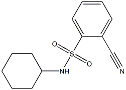 2-cyano-N-cyclohexylbenzenesulfonamide