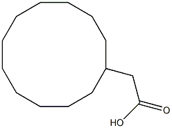 2-cyclododecylacetic acid Structure