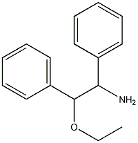 2-ethoxy-1,2-diphenylethan-1-amine Structure