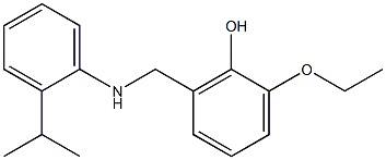 2-ethoxy-6-({[2-(propan-2-yl)phenyl]amino}methyl)phenol|