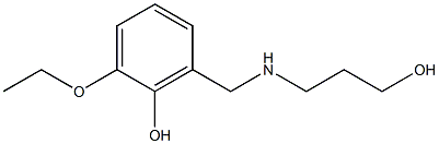 2-ethoxy-6-{[(3-hydroxypropyl)amino]methyl}phenol|