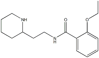 2-ethoxy-N-(2-piperidin-2-ylethyl)benzamide 结构式