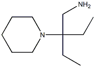 2-ethyl-2-piperidin-1-ylbutan-1-amine 结构式