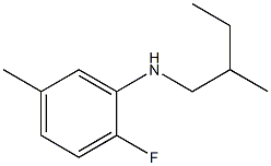  2-fluoro-5-methyl-N-(2-methylbutyl)aniline