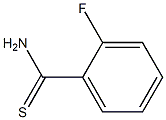 2-fluorobenzenecarbothioamide 结构式