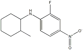 2-fluoro-N-(2-methylcyclohexyl)-4-nitroaniline Struktur