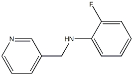 2-fluoro-N-(pyridin-3-ylmethyl)aniline 结构式