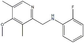 2-fluoro-N-[(4-methoxy-3,5-dimethylpyridin-2-yl)methyl]aniline