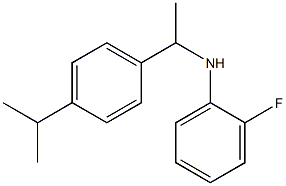 2-fluoro-N-{1-[4-(propan-2-yl)phenyl]ethyl}aniline