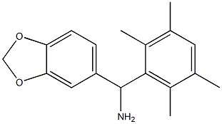 2H-1,3-benzodioxol-5-yl(2,3,5,6-tetramethylphenyl)methanamine