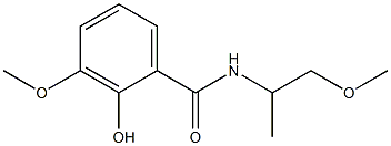 2-hydroxy-3-methoxy-N-(1-methoxypropan-2-yl)benzamide Structure