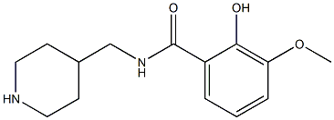 2-hydroxy-3-methoxy-N-(piperidin-4-ylmethyl)benzamide