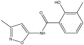 2-hydroxy-3-methyl-N-(3-methyl-1,2-oxazol-5-yl)benzamide