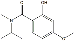 2-hydroxy-4-methoxy-N-methyl-N-(propan-2-yl)benzamide Structure