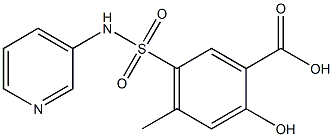  2-hydroxy-4-methyl-5-(pyridin-3-ylsulfamoyl)benzoic acid