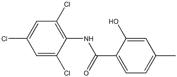 2-hydroxy-4-methyl-N-(2,4,6-trichlorophenyl)benzamide|