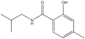 2-hydroxy-4-methyl-N-(2-methylpropyl)benzamide Structure