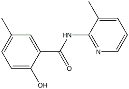 2-hydroxy-5-methyl-N-(3-methylpyridin-2-yl)benzamide Structure
