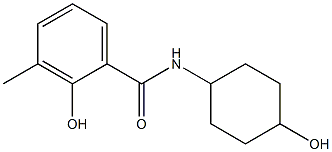 2-hydroxy-N-(4-hydroxycyclohexyl)-3-methylbenzamide Structure