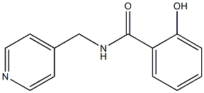 2-hydroxy-N-(pyridin-4-ylmethyl)benzamide Structure