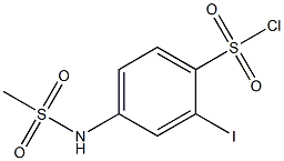 2-iodo-4-[(methylsulfonyl)amino]benzenesulfonyl chloride|