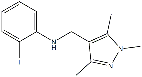 2-iodo-N-[(1,3,5-trimethyl-1H-pyrazol-4-yl)methyl]aniline