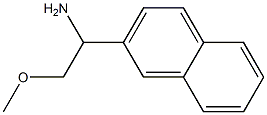 2-methoxy-1-(2-naphthyl)ethanamine Struktur