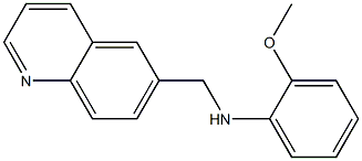 2-methoxy-N-(quinolin-6-ylmethyl)aniline Structure
