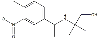  2-methyl-2-{[1-(4-methyl-3-nitrophenyl)ethyl]amino}propan-1-ol