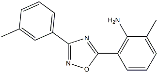 2-methyl-6-[3-(3-methylphenyl)-1,2,4-oxadiazol-5-yl]aniline|