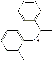 2-methyl-N-[1-(pyridin-2-yl)ethyl]aniline 结构式