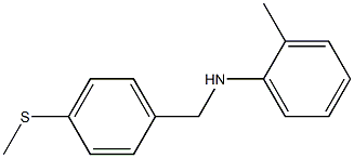 2-methyl-N-{[4-(methylsulfanyl)phenyl]methyl}aniline|