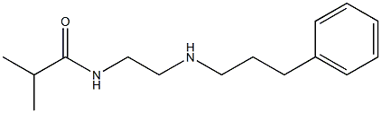 2-methyl-N-{2-[(3-phenylpropyl)amino]ethyl}propanamide