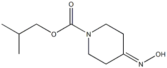 2-methylpropyl 4-(hydroxyimino)piperidine-1-carboxylate,,结构式