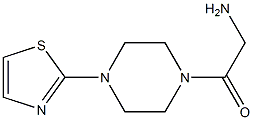 2-oxo-2-[4-(1,3-thiazol-2-yl)piperazin-1-yl]ethanamine,,结构式