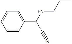 2-phenyl-2-(propylamino)acetonitrile Struktur