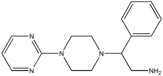 2-phenyl-2-[4-(pyrimidin-2-yl)piperazin-1-yl]ethan-1-amine Struktur