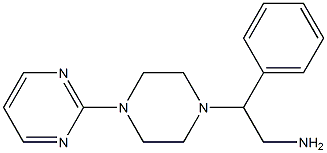 2-phenyl-2-[4-(pyrimidin-2-yl)piperazin-1-yl]ethan-1-amine Structure