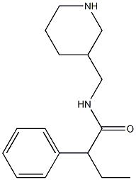 2-phenyl-N-(piperidin-3-ylmethyl)butanamide Struktur