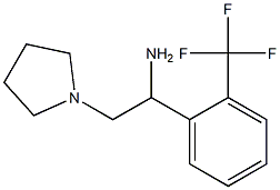 2-pyrrolidin-1-yl-1-[2-(trifluoromethyl)phenyl]ethanamine