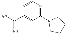 2-pyrrolidin-1-ylpyridine-4-carboximidamide Struktur
